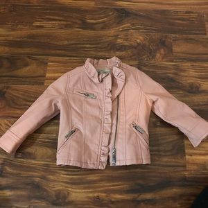 EUC Indigo Saint Faux Leather Moto Jacket